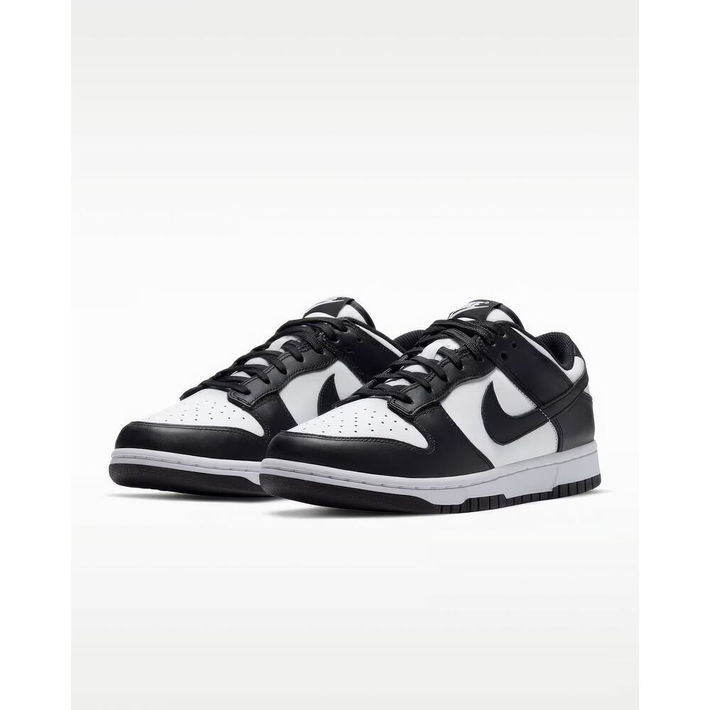 Unisex Nike Dunk Low "Panda" Sneakers 8.5W / 7M White/Black-White